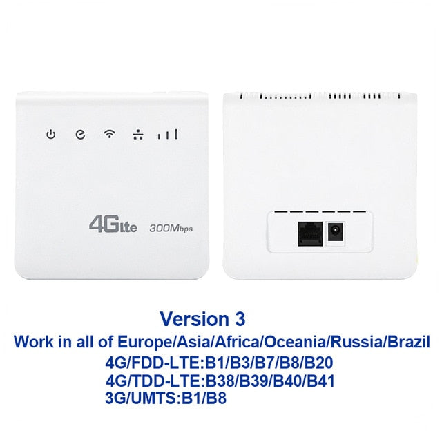 Unlocked 300Mbps Wifi Routers 4G LTE CPE Mobile Router with LAN Port Support  SIM card Portable Wireless Router WiFi Router Unlocked 300Mbps Wifi Routers 4G LTE CPE Mobile Router with LAN Port Support  SIM card Portable Wireless Router WiFi Router
