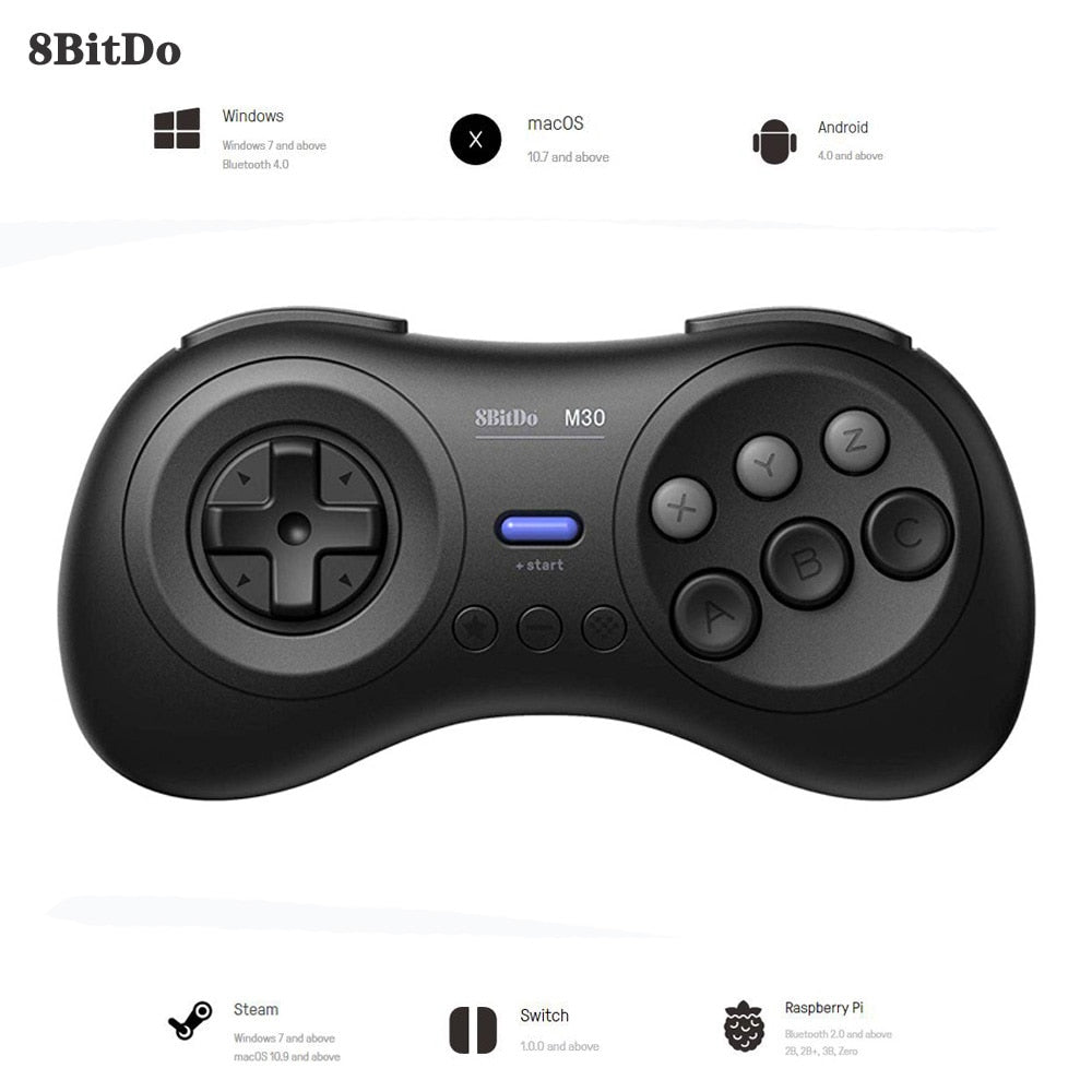 WUIYBN 8BitDo M30 Bluetooth Gamepad Wireless Controller Joystick For Nintendo Switch PC, macOS and Android WUIYBN 8BitDo M30 Bluetooth Gamepad Wireless Controller Joystick For Nintendo Switch PC, macOS and Android