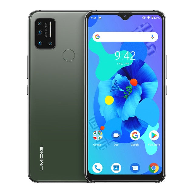 UMIDIGI A7 Android 10 6.49'' Large Full Screen 4GB 64GB Quad Camera Octa-Core Processor 4G Global Version Smartphone UMIDIGI A7 Android 10 6.49'' Large Full Screen 4GB 64GB Quad Camera Octa-Core Processor 4G Global Version Smartphone