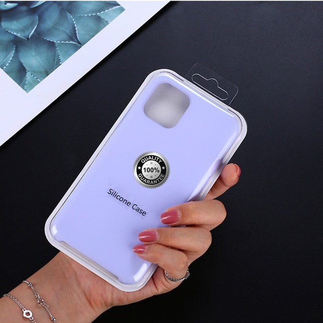 Luxury Silicone Phone Case for Apple iPhone 11 Pro MAX XS XR 7 8 6S Plus 8Plus 12 Mini 11Pro Official Logo Liqiud Brand Cover Luxury Silicone Phone Case for Apple iPhone 11 Pro MAX XS XR 7 8 6S Plus 8Plus 12 Mini 11Pro Official Logo Liqiud Brand Cover