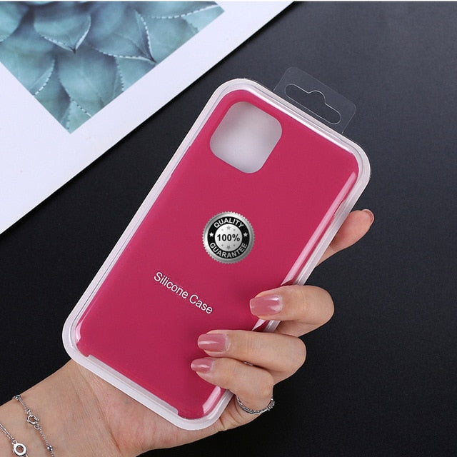 Luxury Silicone Phone Case for Apple iPhone 11 Pro MAX XS XR 7 8 6S Plus 8Plus 12 Mini 11Pro Official Logo Liqiud Brand Cover Luxury Silicone Phone Case for Apple iPhone 11 Pro MAX XS XR 7 8 6S Plus 8Plus 12 Mini 11Pro Official Logo Liqiud Brand Cover