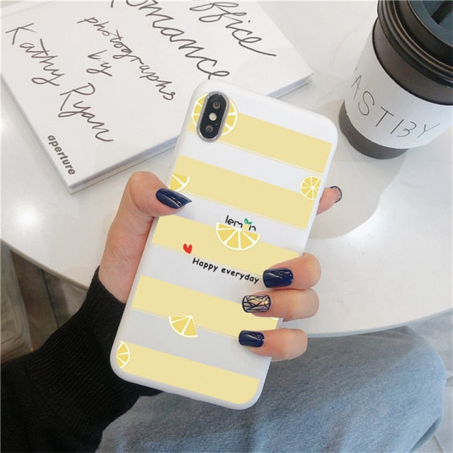 Fruit Flower Soft Phone Case For iPhone 7 Plus X XR XS Max 6 6S 7 8 Plus 5 5S SE 2020 Back Cover For iPhone 12 11 Pro Max Funda Fruit Flower Soft Phone Case For iPhone 7 Plus X XR XS Max 6 6S 7 8 Plus 5 5S SE 2020 Back Cover For iPhone 12 11 Pro Max Funda