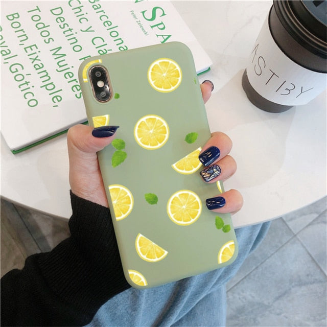 Fruit Flower Soft Phone Case For iPhone 7 Plus X XR XS Max 6 6S 7 8 Plus 5 5S SE 2020 Back Cover For iPhone 12 11 Pro Max Funda Fruit Flower Soft Phone Case For iPhone 7 Plus X XR XS Max 6 6S 7 8 Plus 5 5S SE 2020 Back Cover For iPhone 12 11 Pro Max Funda