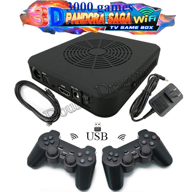 Pandora Saga Retro TV Video Game Console 3000 Games Gamebox USB Gamepad Controller Set 2players window/android/xbox/ps3 platform Pandora Saga Retro TV Video Game Console 3000 Games Gamebox USB Gamepad Controller Set 2players window/android/xbox/ps3 platform