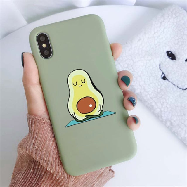 Green Matte Avocado Phone Case For iPhone XR X XS Max 5 5S SE 2020 7 8 6 6S Plus Silicon TPU Cover For iPhone 11 12 Pro Max Case Green Matte Avocado Phone Case For iPhone XR X XS Max 5 5S SE 2020 7 8 6 6S Plus Silicon TPU Cover For iPhone 11 12 Pro Max Case