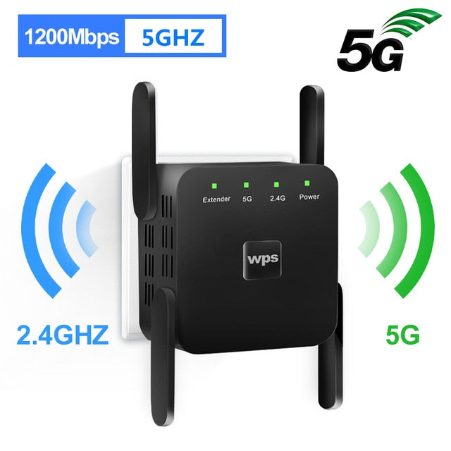 5Ghz WiFi Amplifier WiFi Repeater 1200Mbps Wifi Extender Long Range Wi fi Repeater Signal Wi Fi Booster 5G 2.4G 5Ghz WiFi Amplifier WiFi Repeater 1200Mbps Wifi Extender Long Range Wi fi Repeater Signal Wi Fi Booster 5G 2.4G
