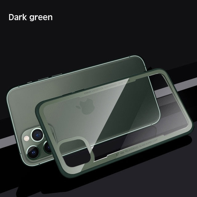 Tempered Glass Case For iPhone 12 12Pro 11 Pro X XR XS Max SE2 High Quality Clear Soft Silicone Glass Cover For iPhone 7 8 Plus Tempered Glass Case For iPhone 12 12Pro 11 Pro X XR XS Max SE2 High Quality Clear Soft Silicone Glass Cover For iPhone 7 8 Plus