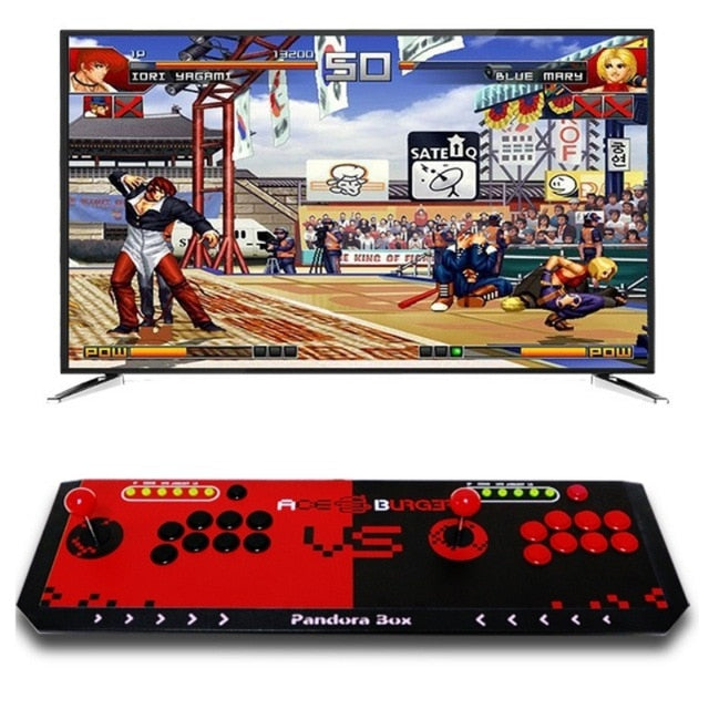 Luxury cabinet New Pandora Box 9D 2710 in 1 Arcade Game iron console 2 Players stick controller HDMI VGA USB output Luxury cabinet New Pandora Box 9D 2710 in 1 Arcade Game iron console 2 Players stick controller HDMI VGA USB output