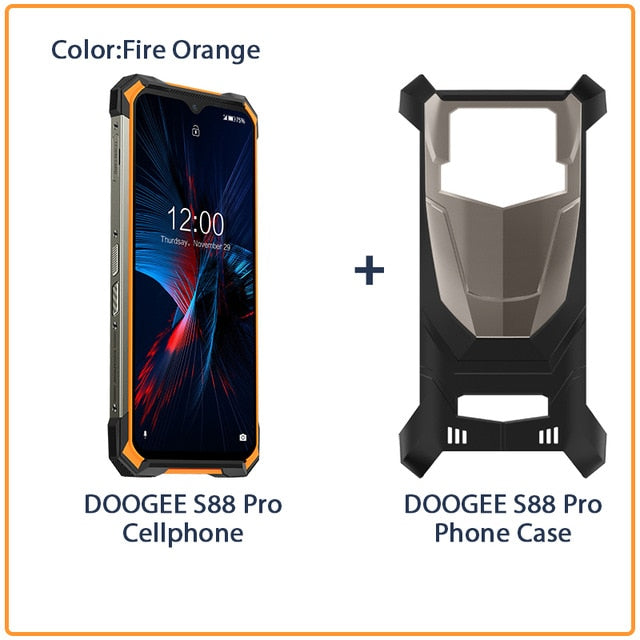 IP68/IP69K DOOGEE S88 Pro Rugged Mobile Phone 10000mAh telephones Helio P70 Octa Core 6GB RAM 128GB ROM smartphone Android 10 OS IP68/IP69K DOOGEE S88 Pro Rugged Mobile Phone 10000mAh telephones Helio P70 Octa Core 6GB RAM 128GB ROM smartphone Android 10 OS