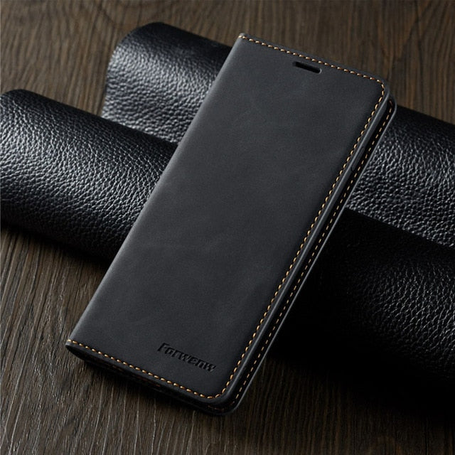 Magnetic Leather Case For iPhone 12 Mini 11 Pro XS Max XR 7 8 6 6s Plus 5s SE Luxury Wallet Flip Cards Holder Stand Phone Cover Magnetic Leather Case For iPhone 12 Mini 11 Pro XS Max XR 7 8 6 6s Plus 5s SE Luxury Wallet Flip Cards Holder Stand Phone Cover