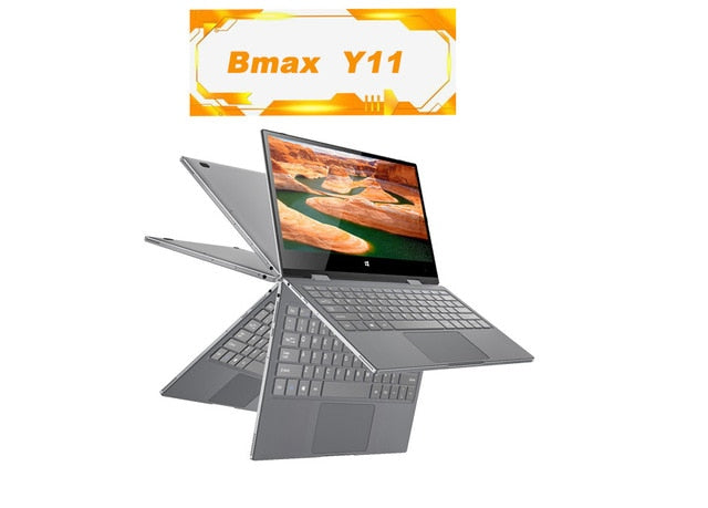 BMAX Y11 Laptop 11.6 Inch Quad Core N4120 1920*1080 IPS Screen 8GB LPDDR4 RAM 256GB SSD ROM Notebook Windows10  System BMAX Y11 Laptop 11.6 Inch Quad Core N4120 1920*1080 IPS Screen 8GB LPDDR4 RAM 256GB SSD ROM Notebook Windows10  System