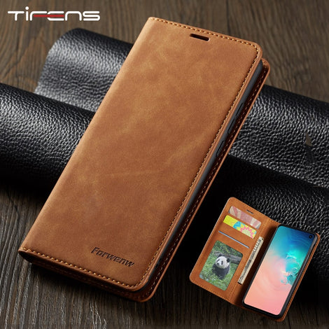 Leather Flip A51 A71 A21S A31 Case For Samsung S20 FE S10 S9 S8 Plus Note 9 10 20 Ultra A81 A01 A50 A70S A40 A20 A10 Phone Cover