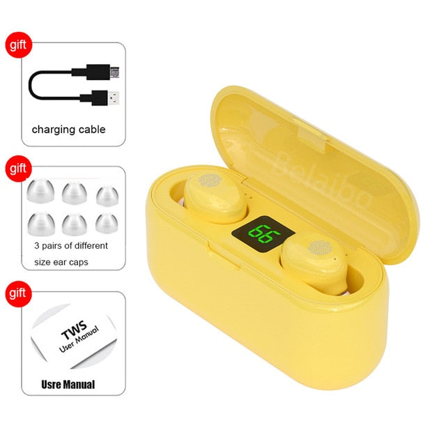 F9 TWS Bluetooth 5.0 Wireless Earphones Headphone Touch Control Earphones Stereo Sport Headset LED Display Gaming Auriculare F9 TWS Bluetooth 5.0 Wireless Earphones Headphone Touch Control Earphones Stereo Sport Headset LED Display Gaming Auriculare
