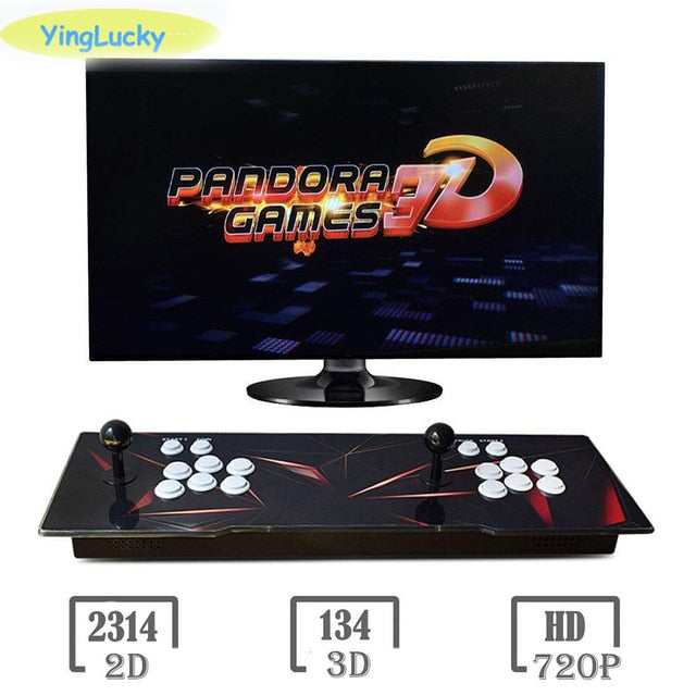 Pandora box 3d WiFi 4018 in 1 Classic Home Console WiFi Arcade Game Device Dual Joystick HDMI VGA Interface 160 3D Pandora box 3d WiFi 4018 in 1 Classic Home Console WiFi Arcade Game Device Dual Joystick HDMI VGA Interface 160 3D