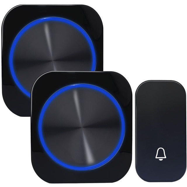 SMATRUL Self Powered Waterproof Wireless DoorBell Door Bell Night Light No Battery EU Plug Smart Home 1 2 Button 1 2 Receiver SMATRUL Self Powered Waterproof Wireless DoorBell Door Bell Night Light No Battery EU Plug Smart Home 1 2 Button 1 2 Receiver