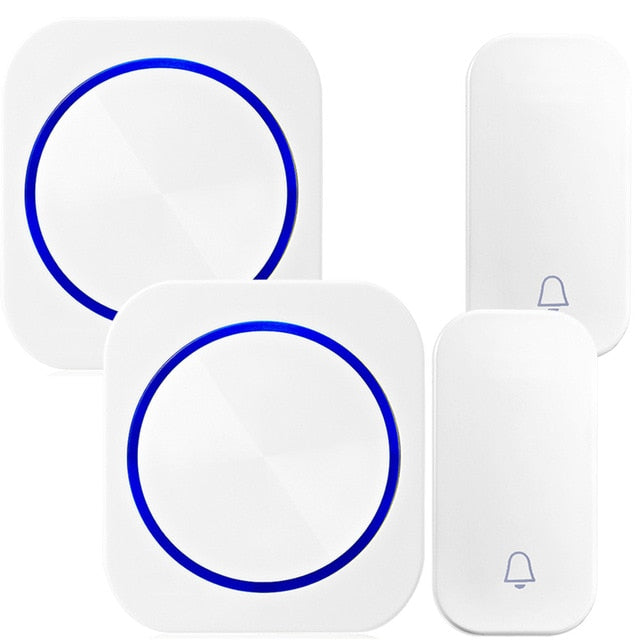 SMATRUL Self Powered Waterproof Wireless DoorBell Door Bell Night Light No Battery EU Plug Smart Home 1 2 Button 1 2 Receiver SMATRUL Self Powered Waterproof Wireless DoorBell Door Bell Night Light No Battery EU Plug Smart Home 1 2 Button 1 2 Receiver