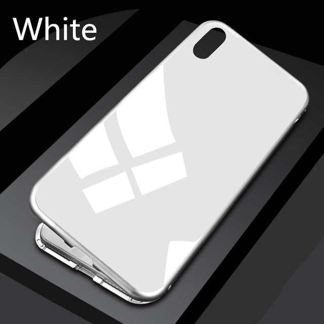 Magnetic Adsorption Metal Case For iPhone SE 2020 11 Pro Max Tempered Glass Back Case For iPhone XS Max XR X 8 7 6S 6 Plus Cover Magnetic Adsorption Metal Case For iPhone SE 2020 11 Pro Max Tempered Glass Back Case For iPhone XS Max XR X 8 7 6S 6 Plus Cover