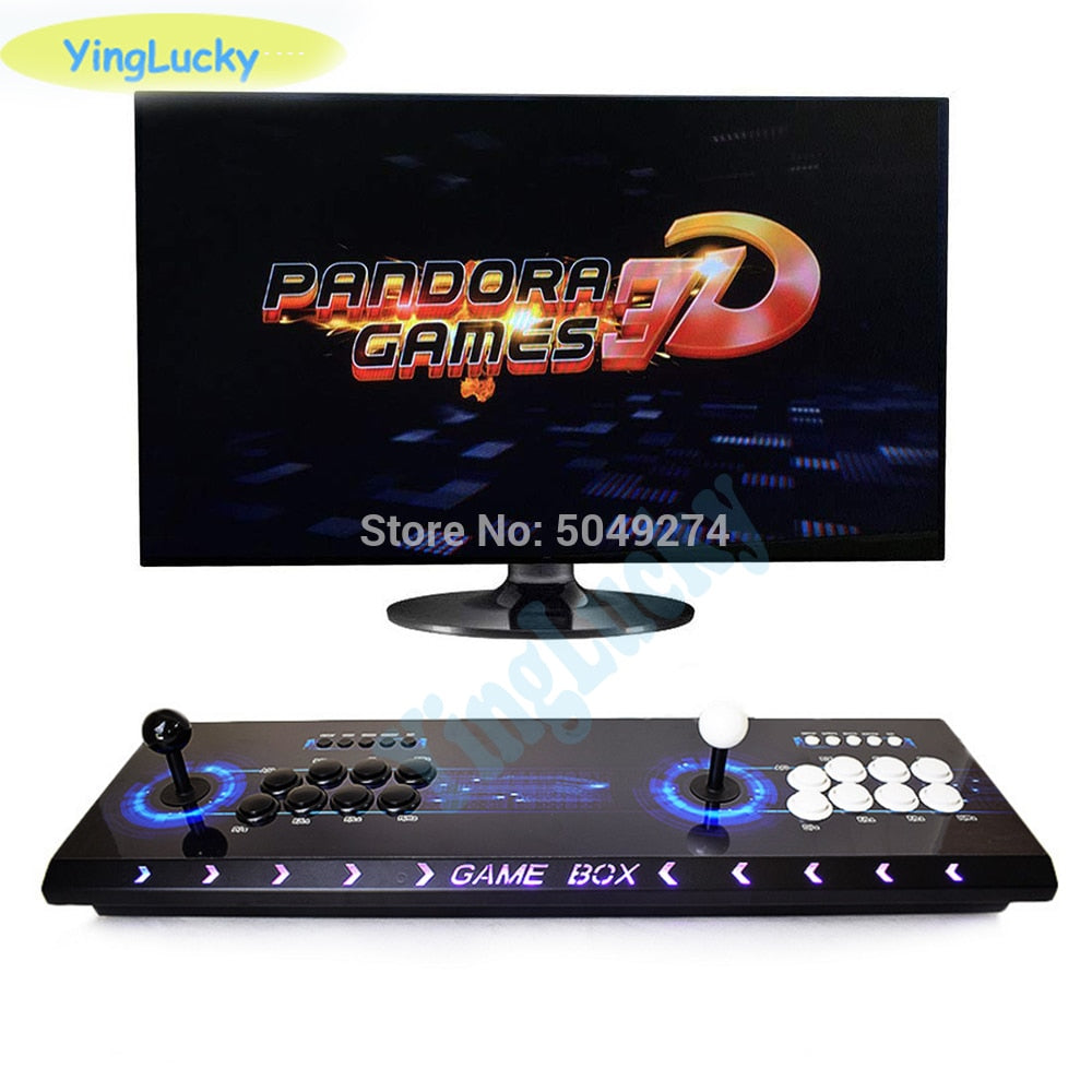 Pandora Box 3D WiFi 4018 In 1 Full Baolian Buttons Sanwa Joystick Controller 160pcs 3D Games Save Function Retro Arcade Console Pandora Box 3D WiFi 4018 In 1 Full Baolian Buttons Sanwa Joystick Controller 160pcs 3D Games Save Function Retro Arcade Console