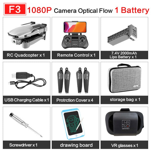 F3 drone GPS 4K 5G WiFi live video FPV quadrotor flight 25 minutes rc distance 500m drone Profesional HD wide-an dual camera F3 drone GPS 4K 5G WiFi live video FPV quadrotor flight 25 minutes rc distance 500m drone Profesional HD wide-an dual camera