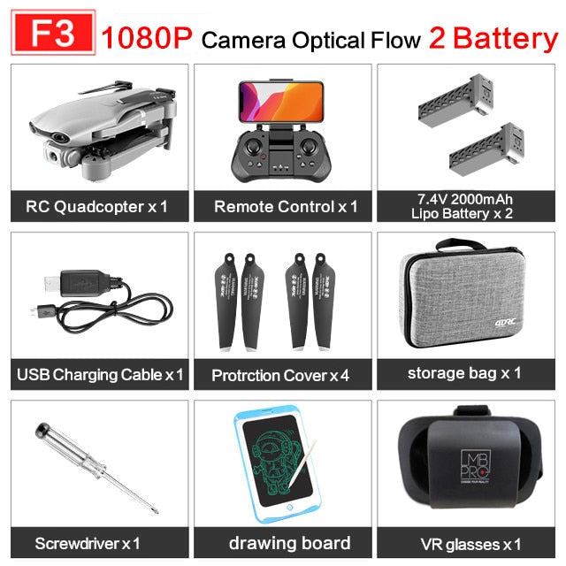 F3 drone GPS 4K 5G WiFi live video FPV quadrotor flight 25 minutes rc distance 500m drone Profesional HD wide-an dual camera F3 drone GPS 4K 5G WiFi live video FPV quadrotor flight 25 minutes rc distance 500m drone Profesional HD wide-an dual camera