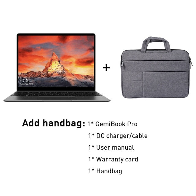 CHUWI GemiBook Pro 14 inch 2K Screen Laptop 16GB RAM 512GB SSD Intel Celeron Quad Core Windows 10 Computer with Backlit Keyboard CHUWI GemiBook Pro 14 inch 2K Screen Laptop 16GB RAM 512GB SSD Intel Celeron Quad Core Windows 10 Computer with Backlit Keyboard