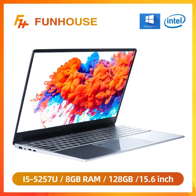 Intel Core I5-5257U 15.6 Inch 8G RAM 128G/256G SSD Metal Laptop Portable Business Office PC Computer New Gaming Netbook Students Intel Core I5-5257U 15.6 Inch 8G RAM 128G/256G SSD Metal Laptop Portable Business Office PC Computer New Gaming Netbook Students