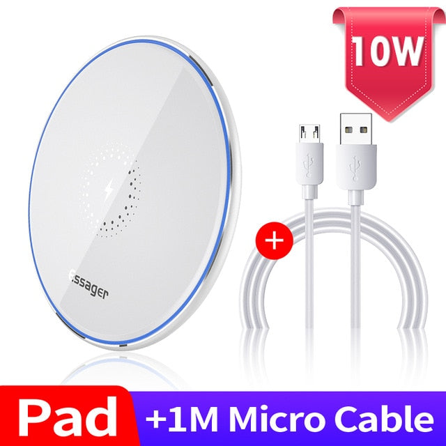 Essager 15W Qi Wireless Charger For iPhone 12 11 Pro Xs Max Mini X Xr 8 Induction Fast Wireless Charging Pad For Samsung Xiaomi Essager 15W Qi Wireless Charger For iPhone 12 11 Pro Xs Max Mini X Xr 8 Induction Fast Wireless Charging Pad For Samsung Xiaomi