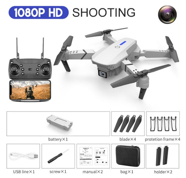 LSRC 2020 New Quadcopter Drone E525 HD 4K 1080P Camera and WiFi FPV HeightKeeping RC Foldable Quadcopter Dron Toy Gift LSRC 2020 New Quadcopter Drone E525 HD 4K 1080P Camera and WiFi FPV HeightKeeping RC Foldable Quadcopter Dron Toy Gift