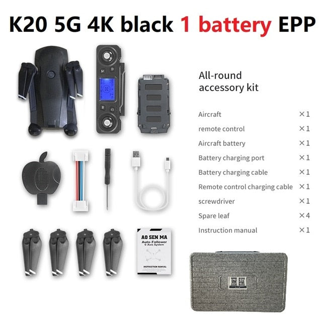 LSRC K20 Drone GPS 5G HD 4K Camera Professional 1800m Image Transmission Brushless Motor Foldable Quadcopter RC Dron Toy Gift LSRC K20 Drone GPS 5G HD 4K Camera Professional 1800m Image Transmission Brushless Motor Foldable Quadcopter RC Dron Toy Gift