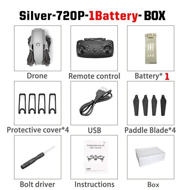 LSRC New E68pro Mini Drone Wide Angle 4K 1080P WiFi FPV Camera Drones Height Holding Mode RC Foldable Quadrotor Dron Toy Gift LSRC New E68pro Mini Drone Wide Angle 4K 1080P WiFi FPV Camera Drones Height Holding Mode RC Foldable Quadrotor Dron Toy Gift