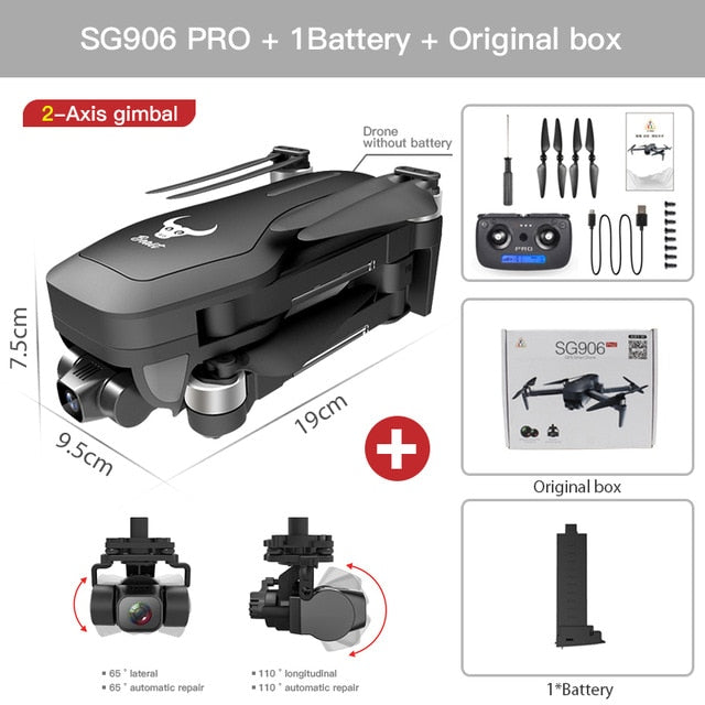 ZLL SG906 Pro 2 Pro2 / SG906 GPS Drone with Wifi 4K Camera Three-Axis Anti-Shake Gimbal Brushless Professional Quadcopter Dron ZLL SG906 Pro 2 Pro2 / SG906 GPS Drone with Wifi 4K Camera Three-Axis Anti-Shake Gimbal Brushless Professional Quadcopter Dron