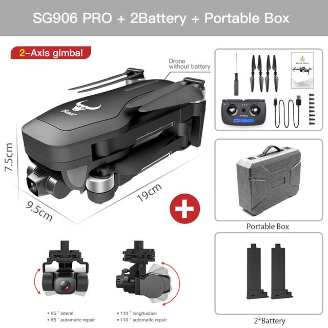 ZLL SG906 Pro 2 Pro2 / SG906 GPS Drone with Wifi 4K Camera Three-Axis Anti-Shake Gimbal Brushless Professional Quadcopter Dron ZLL SG906 Pro 2 Pro2 / SG906 GPS Drone with Wifi 4K Camera Three-Axis Anti-Shake Gimbal Brushless Professional Quadcopter Dron