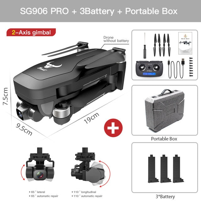 ZLL SG906 Pro 2 Pro2 / SG906 GPS Drone with Wifi 4K Camera Three-Axis Anti-Shake Gimbal Brushless Professional Quadcopter Dron ZLL SG906 Pro 2 Pro2 / SG906 GPS Drone with Wifi 4K Camera Three-Axis Anti-Shake Gimbal Brushless Professional Quadcopter Dron