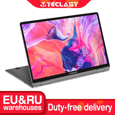 Teclast F6 plus 13.3" 10-point Touch Laptop 8GB LPDDR4 256GB SSD Windows 10 Notebook Intel Gemini Lake 360° Rotation Computer