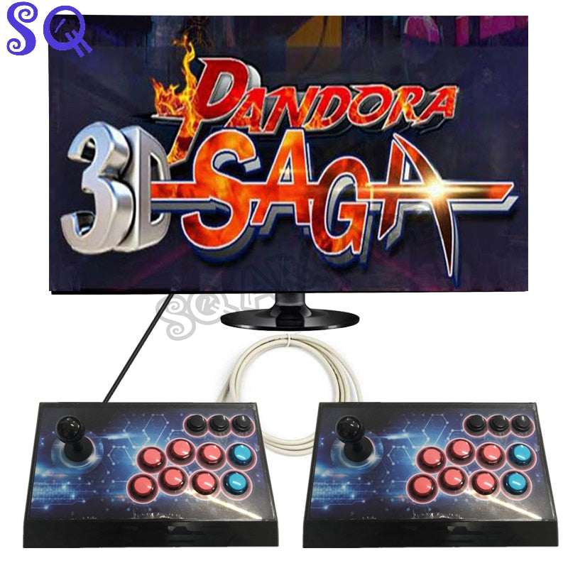 4 Players Arcade Consola Console Pandora Saga Box 4188 in 1 160*3D 3/4P Joystick Controller Gamepad Support WIFI Download Games 4 Players Arcade Consola Console Pandora Saga Box 4188 in 1 160*3D 3/4P Joystick Controller Gamepad Support WIFI Download Games
