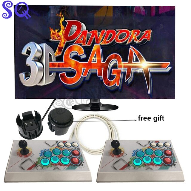 4 Players Arcade Consola Console Pandora Saga Box 4188 in 1 160*3D 3/4P Joystick Controller Gamepad Support WIFI Download Games 4 Players Arcade Consola Console Pandora Saga Box 4188 in 1 160*3D 3/4P Joystick Controller Gamepad Support WIFI Download Games