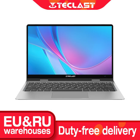 Teclast F5R Laptop 11.6'' IPS 1920*1080 Windows 10 OS Quad Core 8GB RAM 256GB SSD 360° Rotation Type-C Quick Charge Notebook