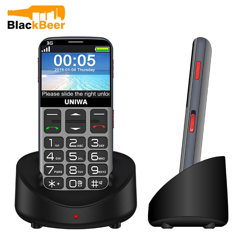 UNIWA V808G 2.31 Inch Mobile Phone 3G WCAMA Cellphone for Senior Old Man SOS 1400mAh Russian Keyboard 2G Cell Phone For Elderly UNIWA V808G 2.31 Inch Mobile Phone 3G WCAMA Cellphone for Senior Old Man SOS 1400mAh Russian Keyboard 2G Cell Phone For Elderly