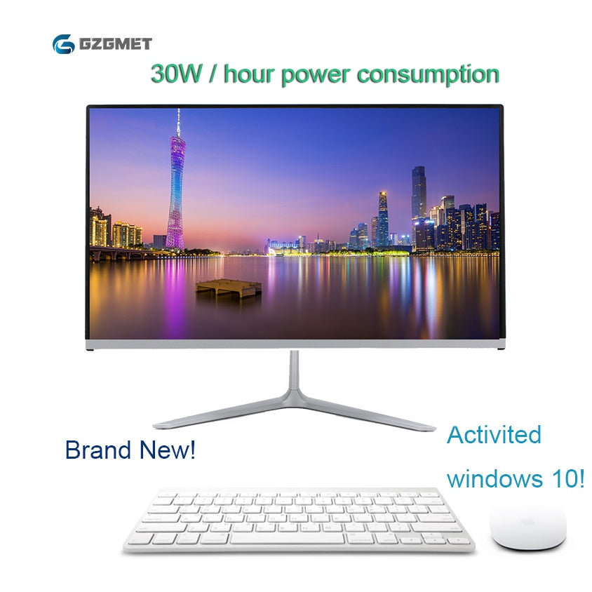 23.6 Inch All In One Pc Windows 10 Computer Intel I3 I5 Core Wifi Desktop Pc Lcd Screen with Keyboard Mouse 23.6 Inch All In One Pc Windows 10 Computer Intel I3 I5 Core Wifi Desktop Pc Lcd Screen with Keyboard Mouse