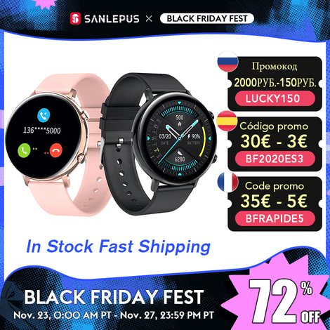 SANLEPUS 2020 Smart Watch Bluetooth Calls Men Women Waterproof Smartwatch ECG PPG Fitness Bracelet For Android Apple Samsung