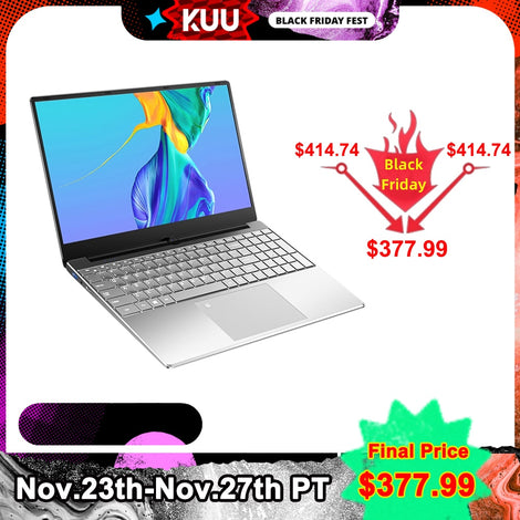 KUU K1 15.6Inch For Intel i5-5257U 3.10GHz Gaming laptop 512GB SSD IPS Screen Keyboard Backlight Fingerprint Unlock Notebook