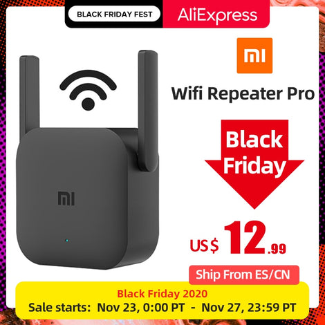 Global Version Xiaomi Mijia WiFi Repeater Pro Amplifier Router 300M 2.4G Repeater Network Mi Wireless Router  2 Antenna Home
