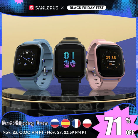 2020 SANLEPUS Smart Watch Sport Heart Rate Monitor Waterproof Fitness Bracelet Men Women Smartwatch For Android iOS Apple Xiaomi