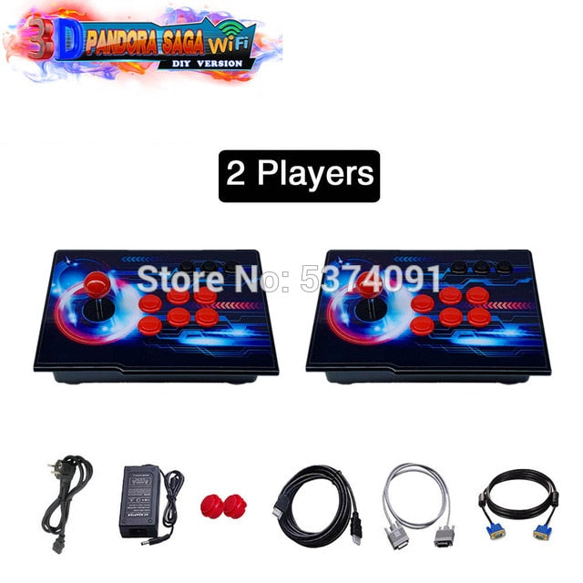 3D Pandora Saga Box WIFI 4018 in 1 Save Function Multiplayer Joysticks Separate Style Arcade Game Console Cabinet 4 Players 3D Pandora Saga Box WIFI 4018 in 1 Save Function Multiplayer Joysticks Separate Style Arcade Game Console Cabinet 4 Players