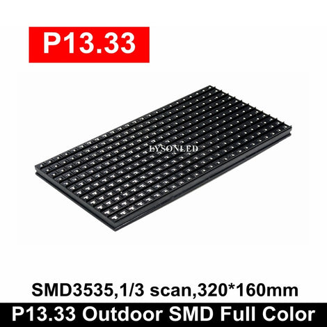 P13.33 Outdoor SMD RGB LED Display Panel 320*160mm Advertising Animation Text Digital Sign Unit