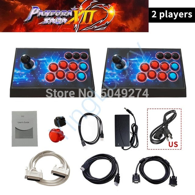 New Pandora Saga Box 12 plus 3188 in 1 Save Function Zero Delay Retro Arcade Game Console 4 players Joystick Controller 3D Games New Pandora Saga Box 12 plus 3188 in 1 Save Function Zero Delay Retro Arcade Game Console 4 players Joystick Controller 3D Games