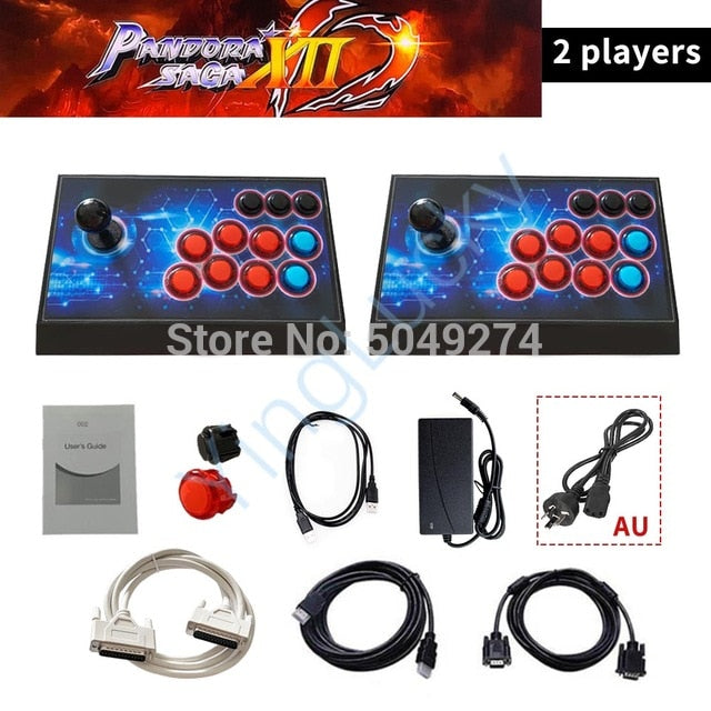 New Pandora Saga Box 12 plus 3188 in 1 Save Function Zero Delay Retro Arcade Game Console 4 players Joystick Controller 3D Games New Pandora Saga Box 12 plus 3188 in 1 Save Function Zero Delay Retro Arcade Game Console 4 players Joystick Controller 3D Games