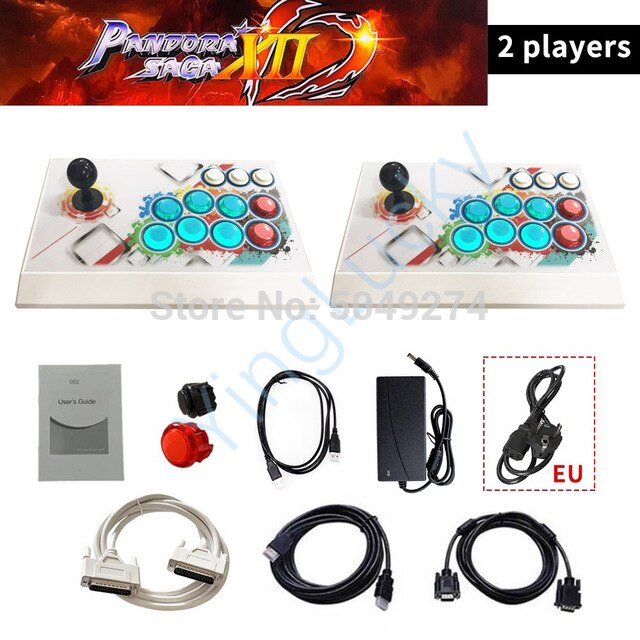 New Pandora Saga Box 12 plus 3188 in 1 Save Function Zero Delay Retro Arcade Game Console 4 players Joystick Controller 3D Games New Pandora Saga Box 12 plus 3188 in 1 Save Function Zero Delay Retro Arcade Game Console 4 players Joystick Controller 3D Games