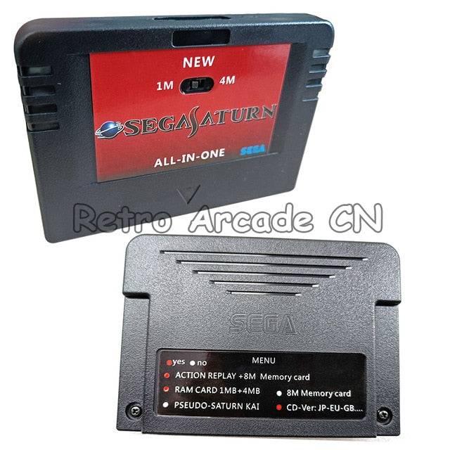 Sega Saturn SS game console direct reading card with crack/memory card/accelerator card/gold finger SEGA Sega Saturn SS game console direct reading card with crack/memory card/accelerator card/gold finger SEGA