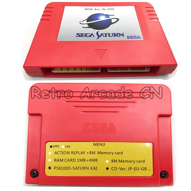 Sega Saturn SS game console direct reading card with crack/memory card/accelerator card/gold finger SEGA Sega Saturn SS game console direct reading card with crack/memory card/accelerator card/gold finger SEGA
